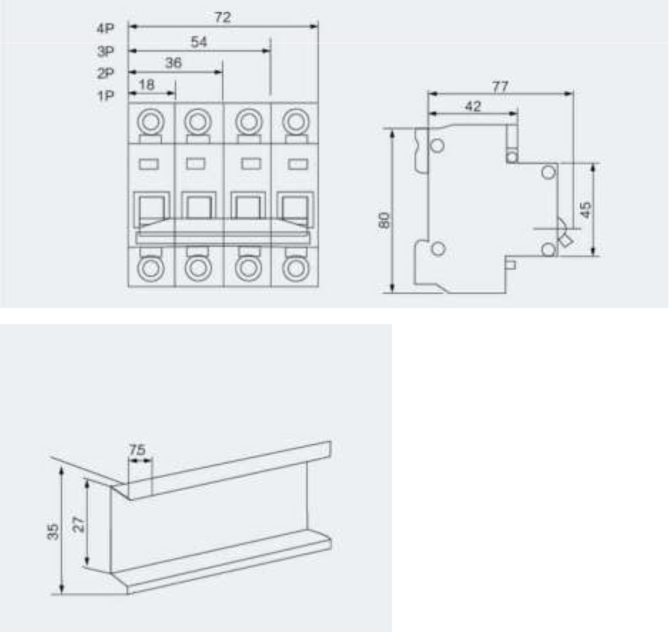 SEB1 L- 63系列漏电断路器外形尺寸图.jpg